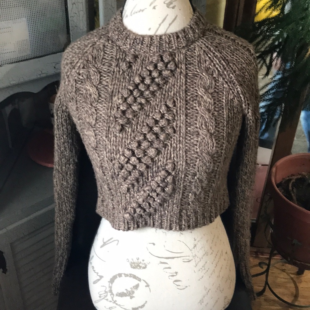 Express crop sweater